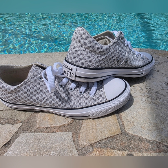 Converse Womens CTAS Gray And White Madison OX Sneakers Size 8 - Picture 6 of 10